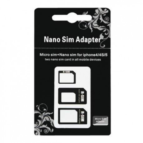 Adaptateur Micro SIM (Iphone 4 , Ipad) vers SIM