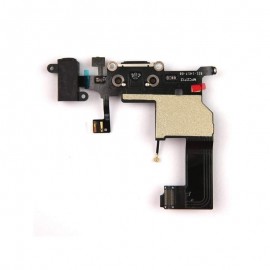 Connecteur de charge + Prise Jack + GSM + Micro (NOIR) - iPhone 5